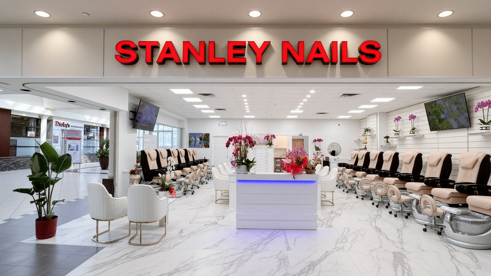 Stanley Nails Delta salon interior